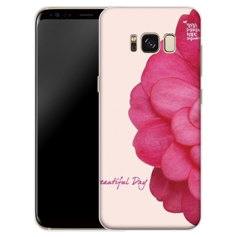 Gambar Samsung s8 s8 s8 kartun silikon transparan penutup ponsel cangkang pelindung shell ponsel
