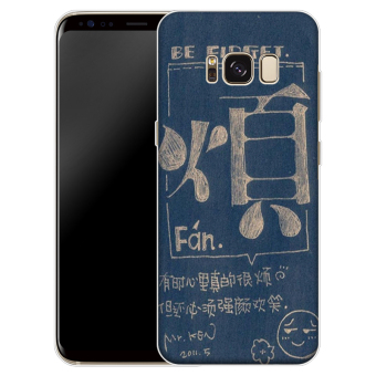 Gambar Samsung s8 s8 s8 kartun silikon transparan penutup ponsel cangkang pelindung shell ponsel