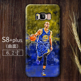 Gambar Samsung S8 S8 S8 NBA basket buram penurunan resistensi cangkang keras shell telepon