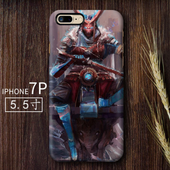 Gambar Samurai iphone7 merek populer matte cangkang keras ponsel shell