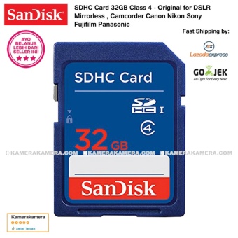 SanDisk SDHC Card 32GB Class 4 Original for DSLR Mirrorless
