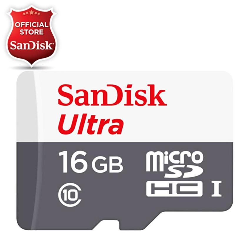 Harga SanDisk Ultra Micro SDHC 16GB 48MB/s Class 10 - No Adapter