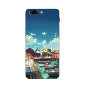 Gambar Satu ditambah satu ditambah ultra tipis soft shell shell telepon