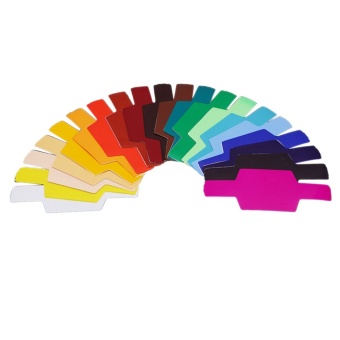 Gambar Selens SE CG20 FLash Speedlite Speedlight Color Gels Filters 20Pcs intl