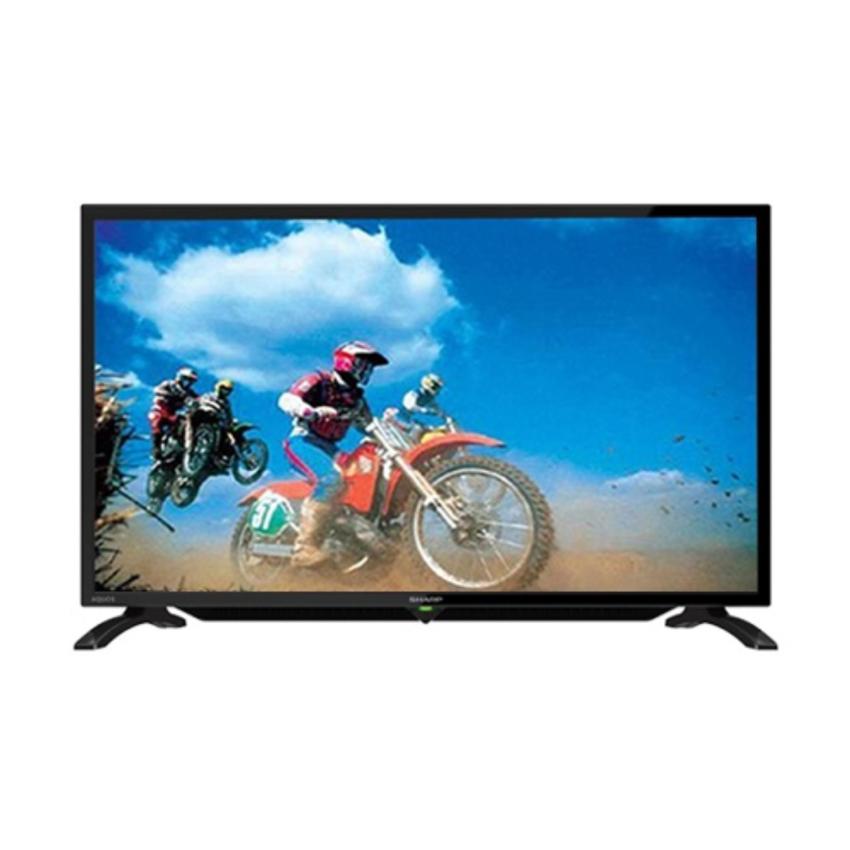 image: Sharp HD LED TV 32" - LC-32LE180I - Hitam