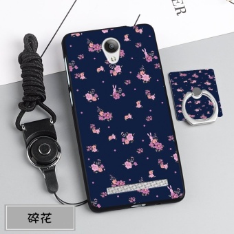 Gambar Silica Gel Soft Phone Case for VIVO Y28 with a Rope and a Ring (Multicolor)   intl