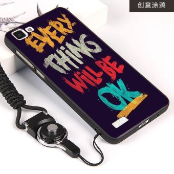 Gambar Silica Gel Soft Phone Case for Vivo Y35 with a Rope (Multicolor) intl