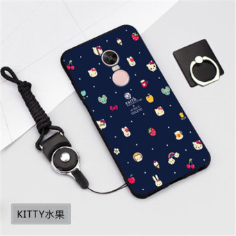 Gambar Silica Gel Soft Phone Case for Xiaomi Redmi Note 4X prime  XiaomiRedmi Note 4 (4GB+64GB)with a Rope (Multicolor)