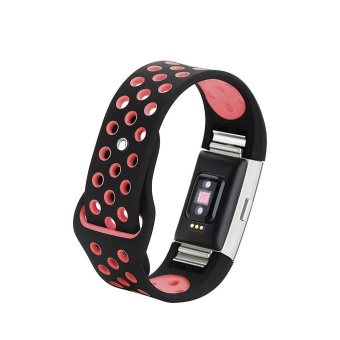Gambar Silica gel Sports Buckle Wrist Watch Band Strap Belt for fitbit 2 Watch   intl