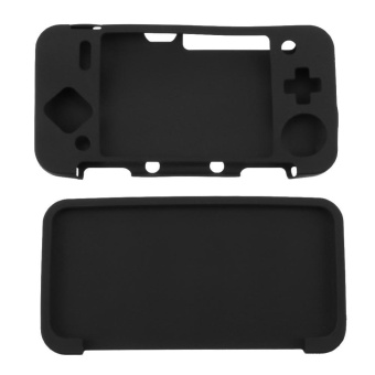 Gambar Silicone Cover for New Nintendo 2DS XL  2DS LL Game Console(Black)   intl