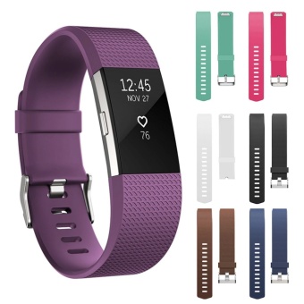 Gambar Silicone Replacement Wrist Band Strap For Fitbit Charge2 SportsSmart Watch   intl