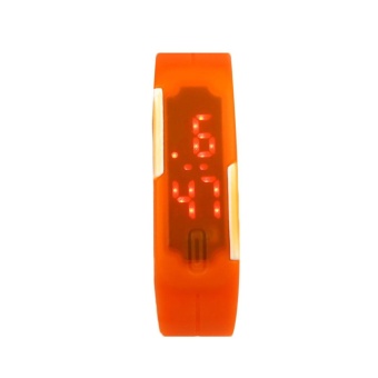 Gambar Silicone Smart LED Wristwatch Date Sports Bracelet Digital WatchWristband   intl