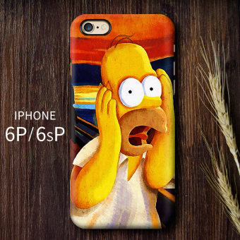 Gambar Simpson iPhone6s 6plus kartun buram set telepon shell