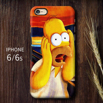 Gambar Simpson iPhone6s 6plus kartun buram set telepon shell