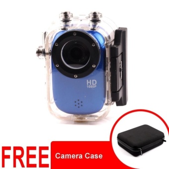SJ1000 1.5Inch Full HD Sports Digital Video Camera Blue+1 Free Gift - intl  