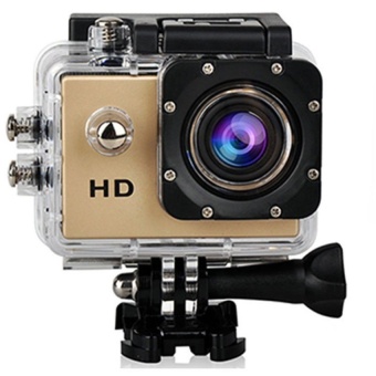 SJ4000 1.5” Waterproof Sports DV Action HD 1080P Camera Camcorder Car DVR (Gold) - intl  