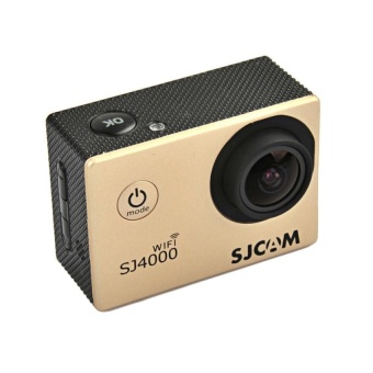 SJ4000 WiFi Sport Camera Waterproof Diving Wide Angle Lens (Gold) - intl  