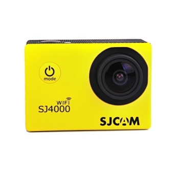 SJ4000 WiFi Sport Camera Waterproof Diving Wide Angle Lens (Yellow) - intl  