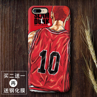 Gambar Slam Dunk iphone8plus basket telepon matte cangkang keras menjatuhkan resistensi shell telepon