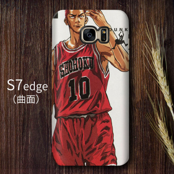 Gambar Slam Dunk S7edge note8 S8 kepribadian lurus layar melengkung shell telepon