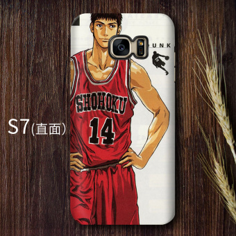 Gambar Slam Dunk S7edge note8 S8 kepribadian lurus layar melengkung shell telepon