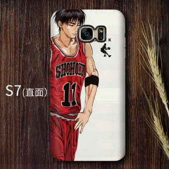 Gambar Slam Dunk S7edge note8 S8 kepribadian lurus layar melengkung shell telepon