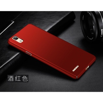 Gambar Slim Fit Shell Hard Full Protective Anti Scratch Resistant Cover Case for OPPO F1 A35(Red)   intl