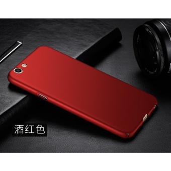 Gambar Slim Fit Shell Hard penuh pelindung Anti gores Cover case untuk OPPO F3 (merah)