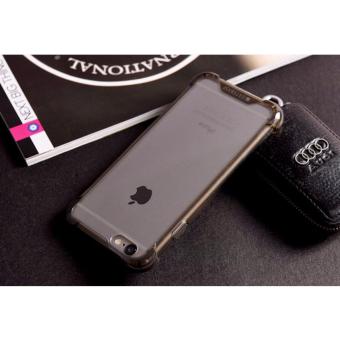 Gambar Sloof Elegant Transparent Anti Crash Crack iPhone 6 Plus   6S PlusEdition   Black