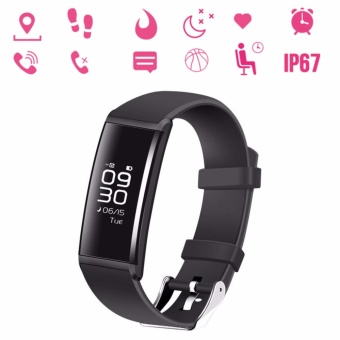 Gambar Smart Band X9 Bracelet Watch Wristband with Blood Pressure MonitorBluetooth Remote Control Smartband Remind IP67 Water Proof FitnessTracker   intl