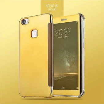 Gambar Smart Sleep Mirror Leather Flip Cover Case For Samsung Galaxy A32016   Samsung Galaxy A310 (Gold)   intl