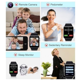 Smart Watch GT08 Clock Sync Notifier Support Sim Card Bluetooth Connectivity Iphone Android Phone Smartwatch Watch - Intl Maret 2019 - 5 Smart Watch GT08 Clock Sync Notifier Support Sim Card Bluetooth Connectivity iphone Android Phone Smartwatch Watch - intl - 5