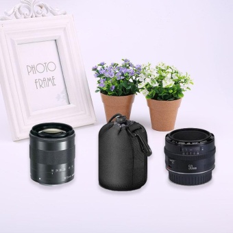Gambar Soft Neoprene Waterproof DSLR Camera Lens Carrying Protector PouchBag S   intl
