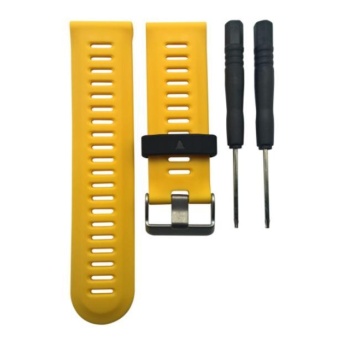 Gambar Soft Silicone Strap Replacement Watch Band With Tools For GarminFenix 3 HR YE   intl