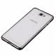 Gambar Softcase Silicon Jelly Case List Shining Chrome for Samsung GalaxyJ7 Prime   Hitam