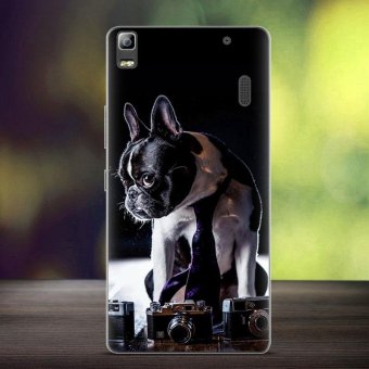 Gambar Softlyfit timbul TPU Cover untuk Lenovo A7000   A7000 Plus   K3 Note   Retriever anjing