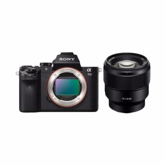 SONY A ILCE 7 M2 with Lens SEL 85mm f/1.8 Kamera Mirrorless [Full Frame]  