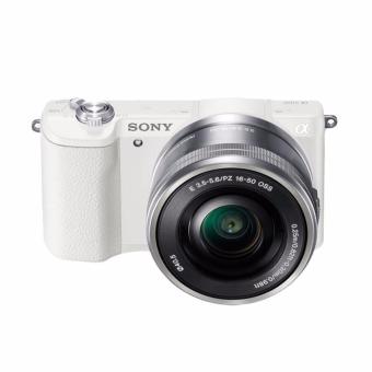 SONY ILCE A5100L Kit 16-50mm Kamera Mirrorless - White  