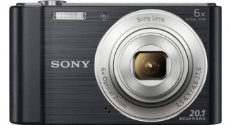 Sony Kamera DSC-W810 - 20.1MP - Hitam  