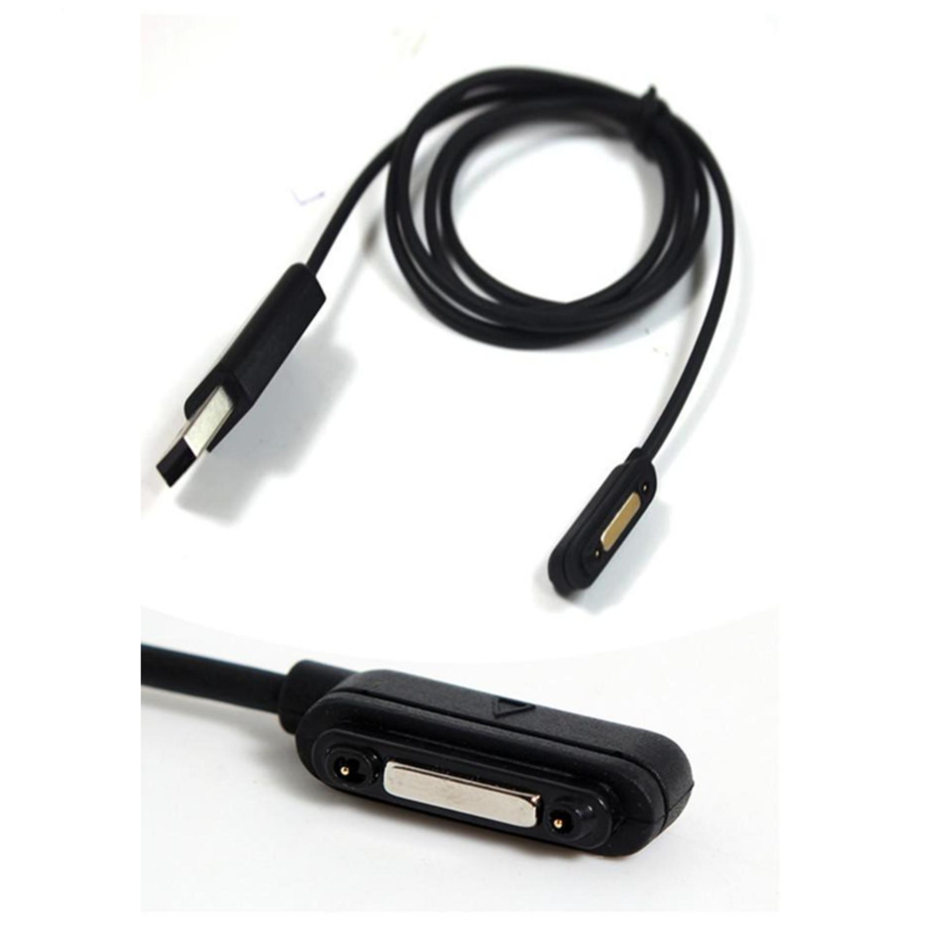 SONY LED Aluminum Metal Magnetic Charger Cable For Sony Xperia Z1 Z2 Z3 .