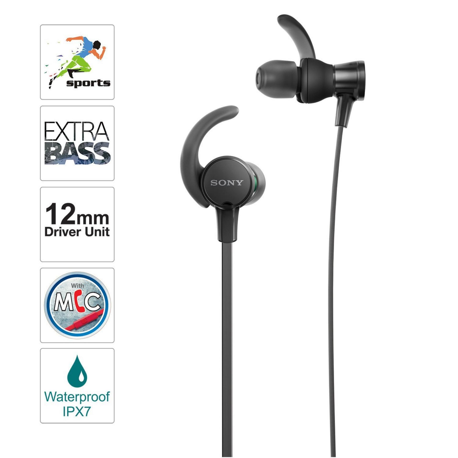 Sony MDR-XB510AS Extra Bass Sports In-Ear Headphones