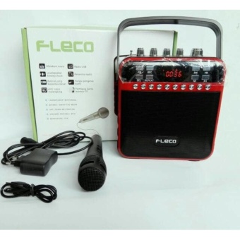 Gambar Speaker Fleco FK29 MIC Ampli Rec Radio Usb Memory Slot