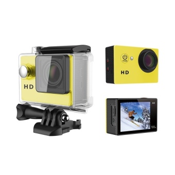 Sports DV Action Camera A8 720P HD Video + 120°Wide View Angle + Waterproof HD Camrecorder(Yellow) - intl  