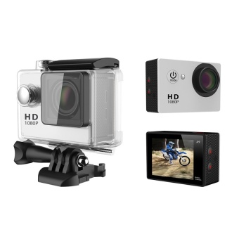 Sports DV Action Camera A9 1080P FULL HD Video + 120°Wide View Angle + Waterproof HD Camrecorder(Silver) - intl  