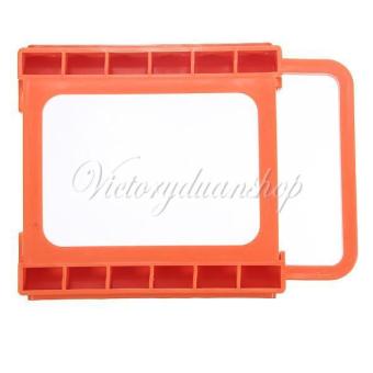 Gambar SSD to HDD Notebook Hard Drive Mounting Adapter Bracket Dock Holder 2.5inch to 3.5inch