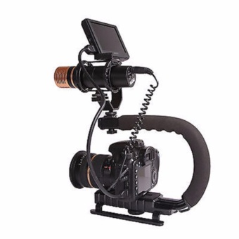Gambar Stabilizer C Shape Bracket Video Handheld Grip for Camera Camcorder Black   intl