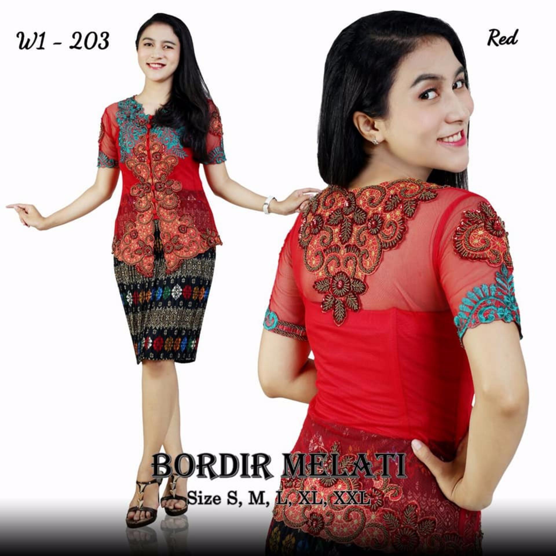 Kyoko Fashion Kutubaru Maroon Update Daftar Harga Terbaru Indonesia Stelan kebaya kutu baru Bordir melati & rok frisket pendek Kebaya modern keluaran terbaru