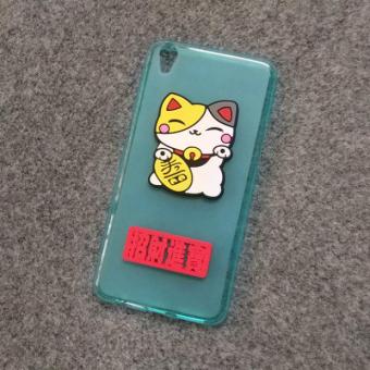 Gambar Super meng oppoa37m a37 silikon segar kecil tepi semua termasuk shell ponsel