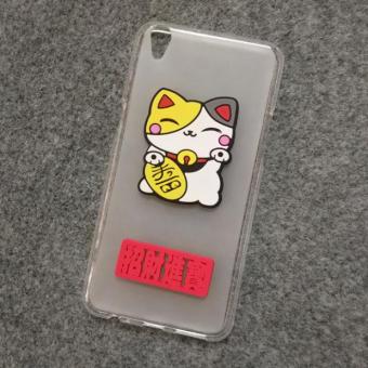 Gambar Super meng oppoa37m a37 silikon segar kecil tepi semua termasuk shell ponsel