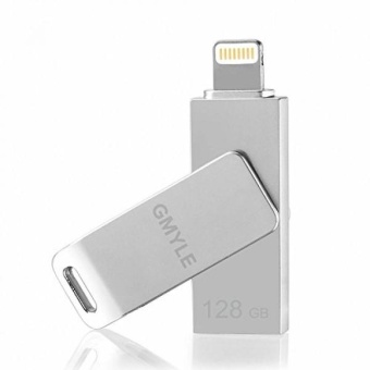 Gambar Swivel Flash Drive for iPhone iPad iPod External Storage Memory Expansion USB Stick with Lightning Connector